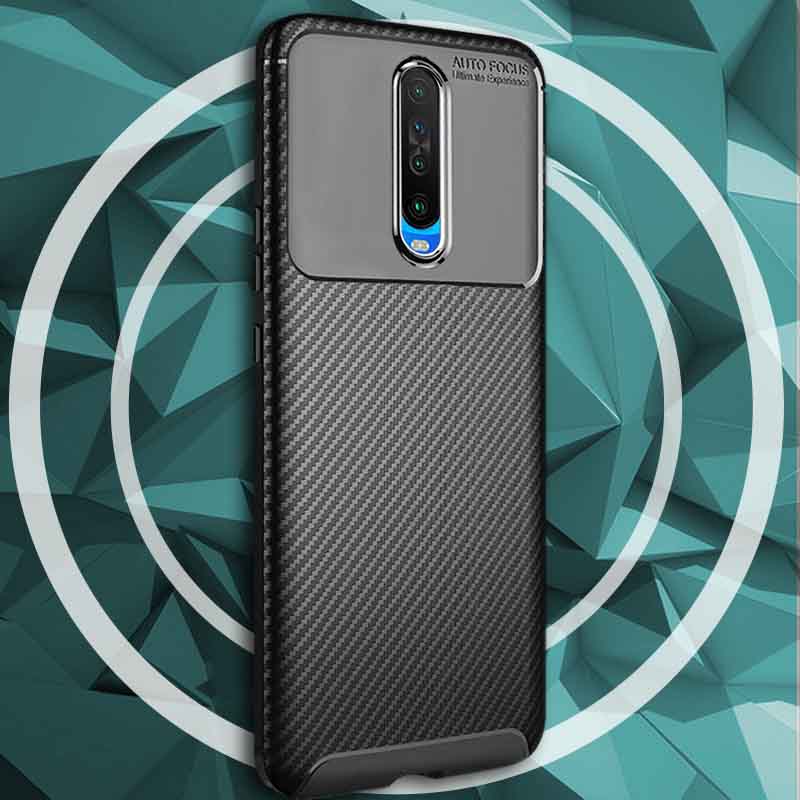 Poco X2 Carbon Fiber ShockProof Armor Mobile Cover Poco X2 Carbon Fiber ShockProof Armor Mobile Cover